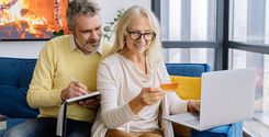 senior coupling using their banks online financial wellness program